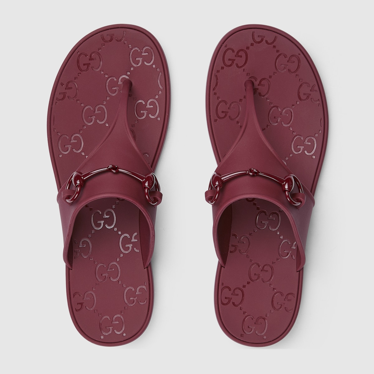 Gucci Women’s thong sandal with Horsebit - Image 2